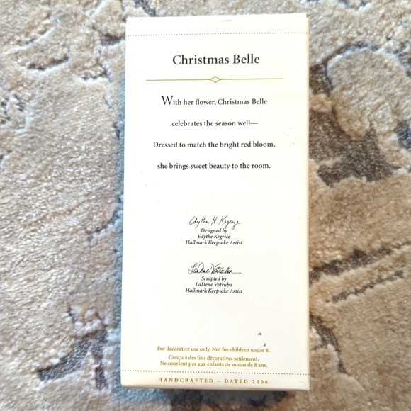 Hallmark 2006 Keepsake Ornament Christmas Belle - Picture 6 of 7